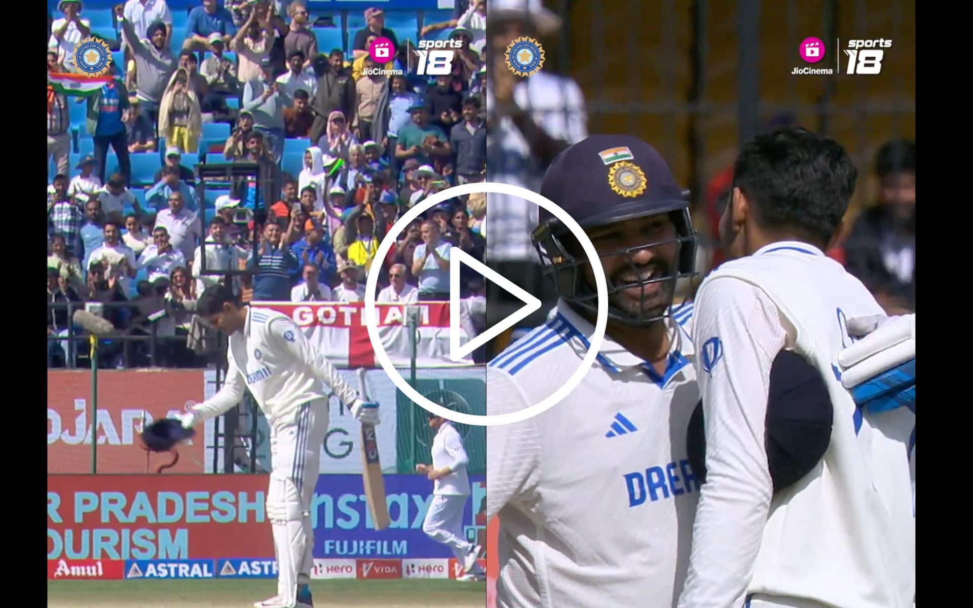 [Watch] Shubman Gill Smashes Shoaib Bashir for 'Stunning' Four to Bring Up 4th Test Century
